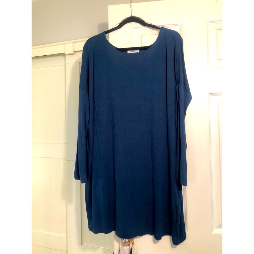 Long sleeve mini dress